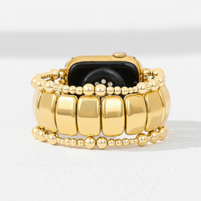 Goud Noir Stretch Apple Watch-bandje