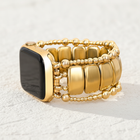 Goud Noir Stretch Apple Watch-bandje