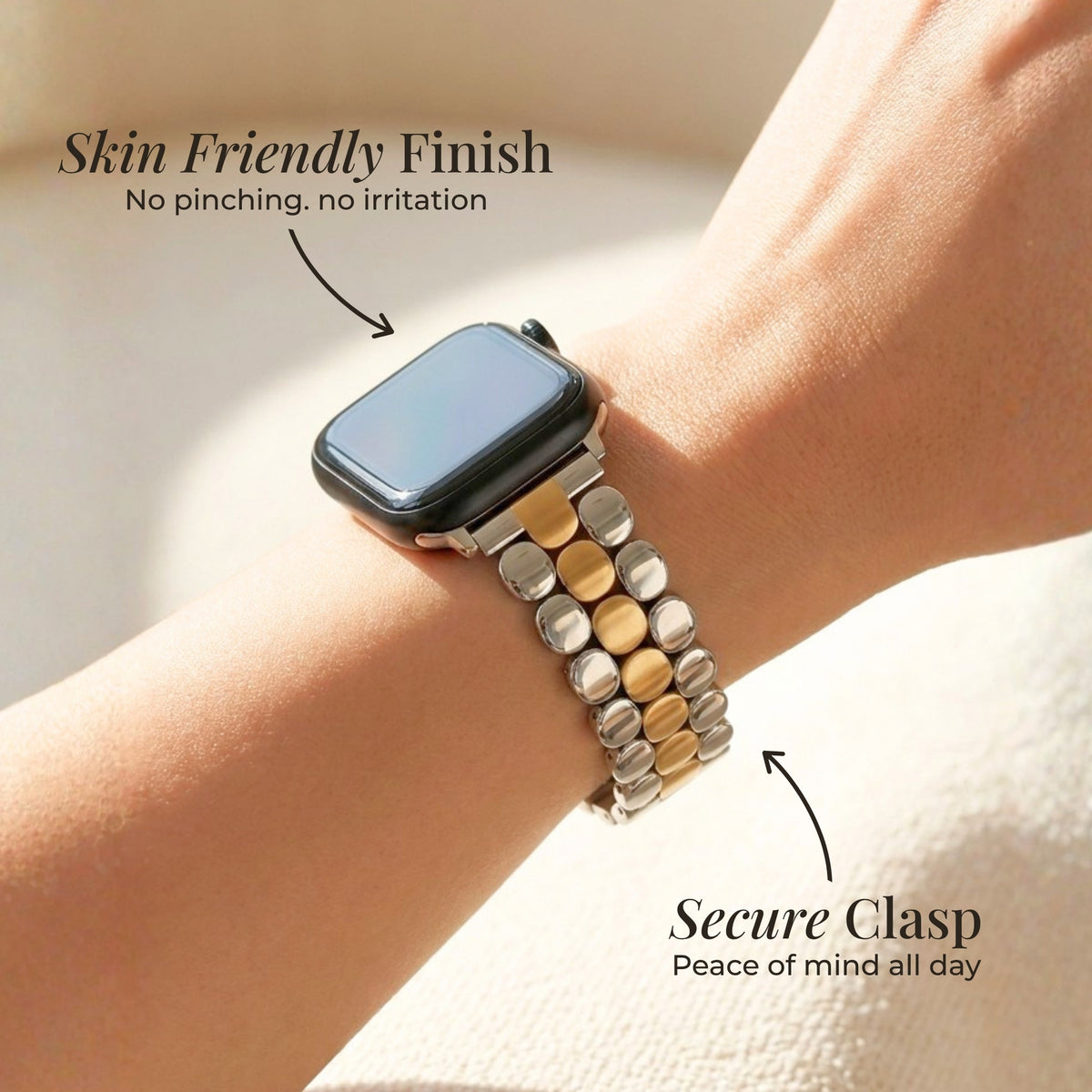 Prestige Duo Luxe Apple Watch-bandje