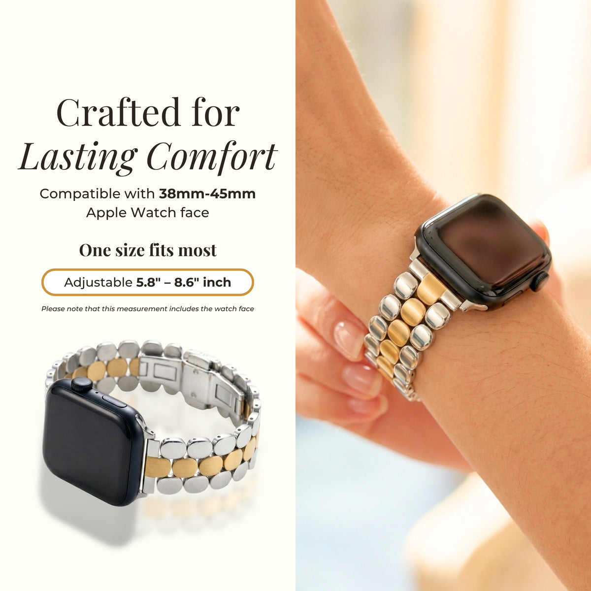 Prestige Duo Luxe Apple Watch-bandje