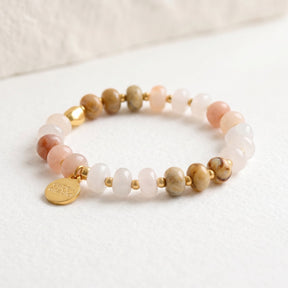 Blush Aventurine Bloom Armband