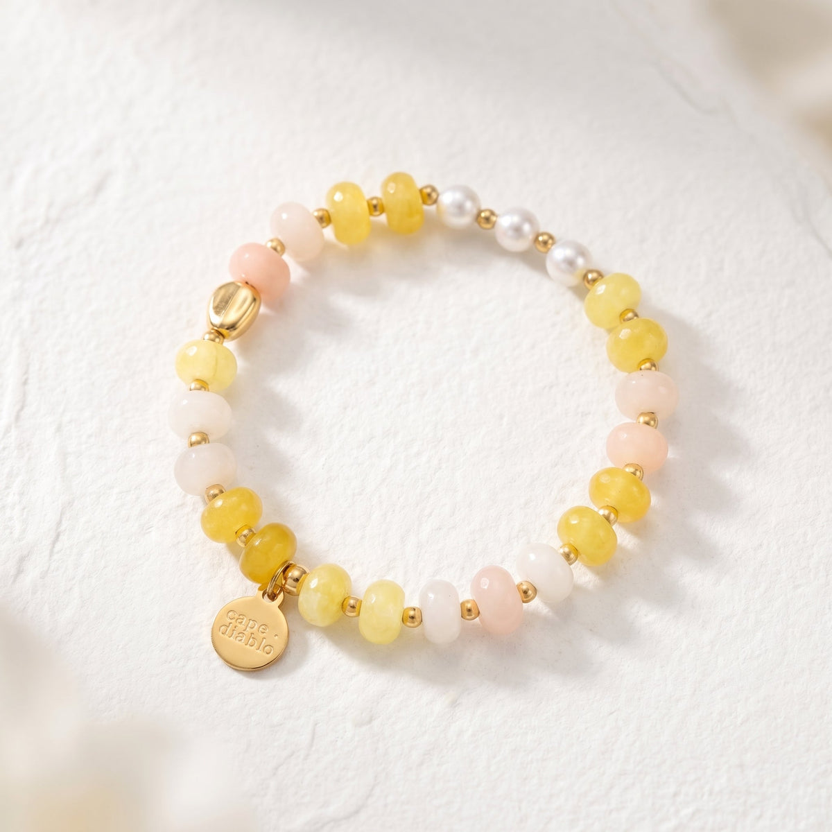 Zonnig Jade Harmonie Armband