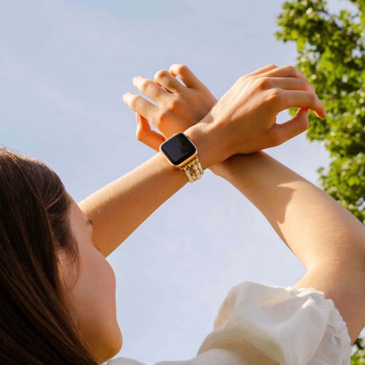 Moonlit Agate Harmony Apple Watch-band