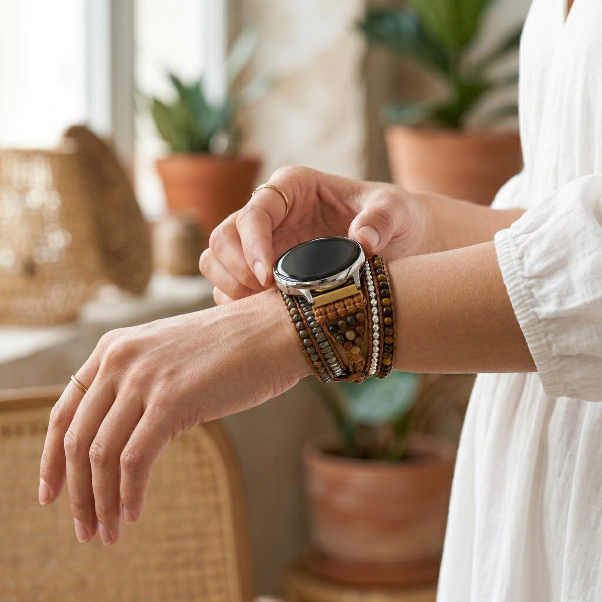 Tiger's Eye Royal Samsung Galaxy Watch Band