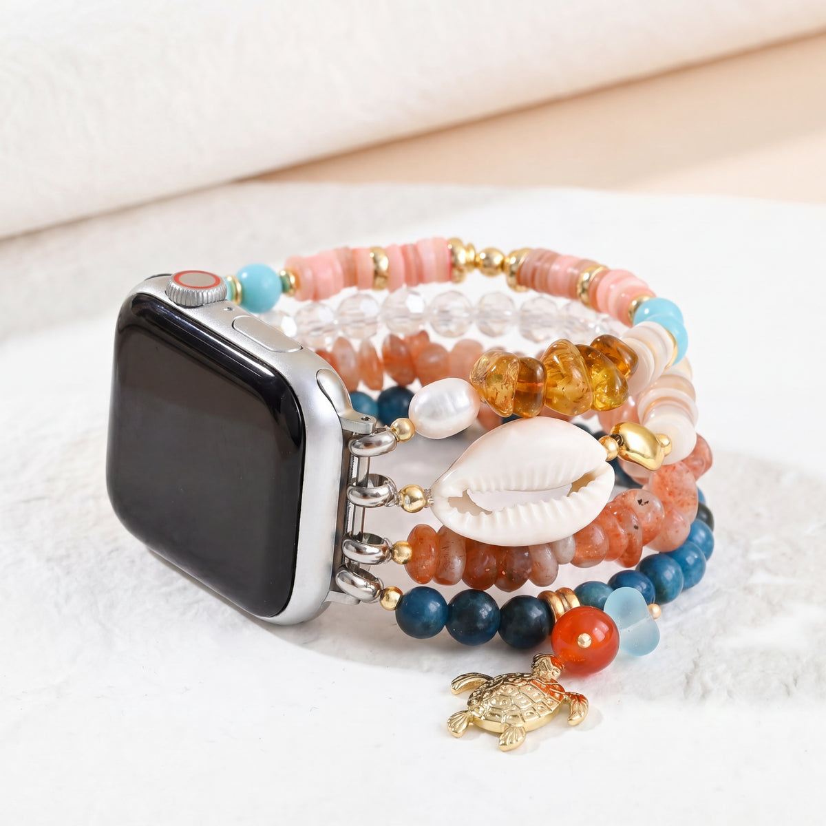Tropical Tide Stretch Apple Watch-bandje