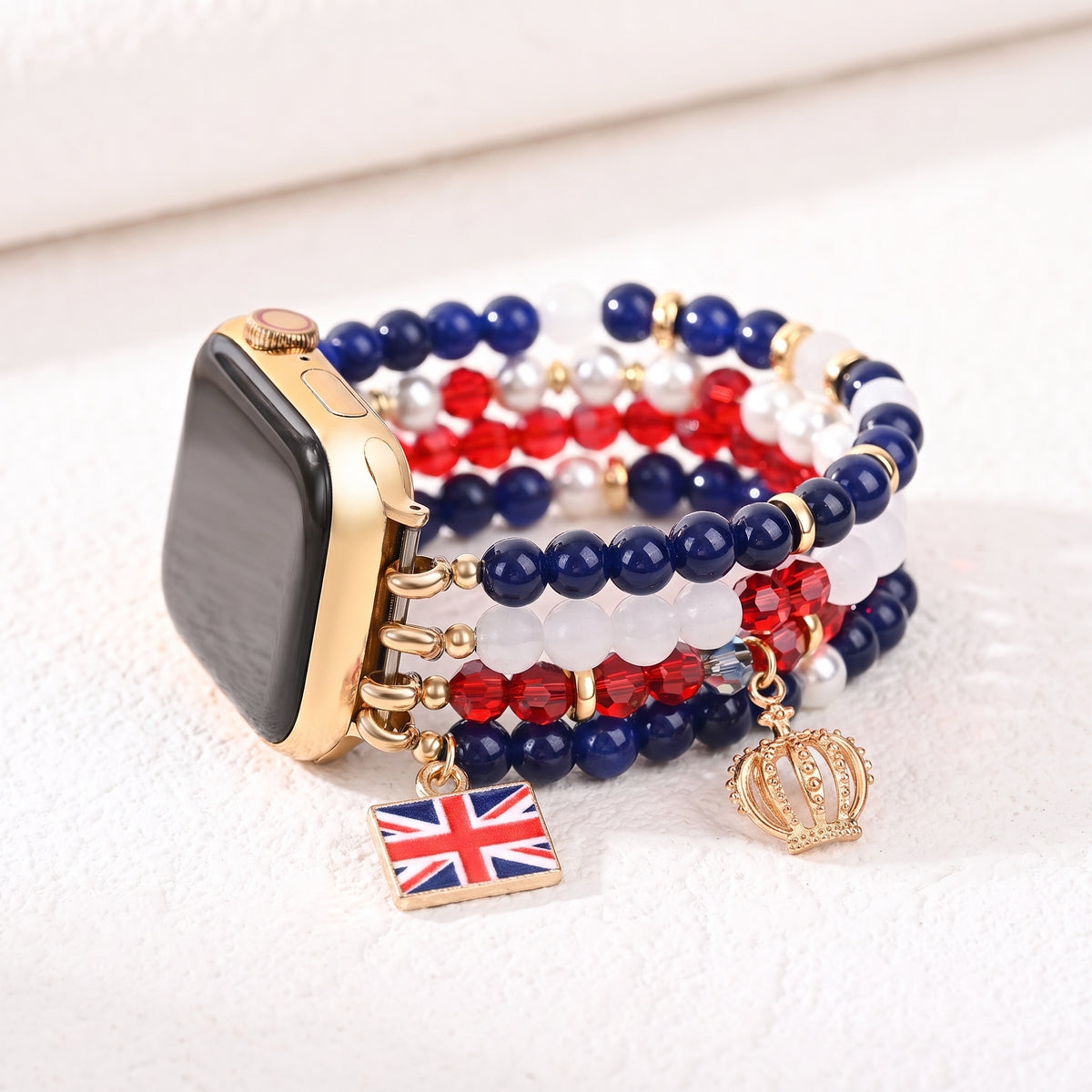 Royal Britannia Stretch Apple Watch-bandje