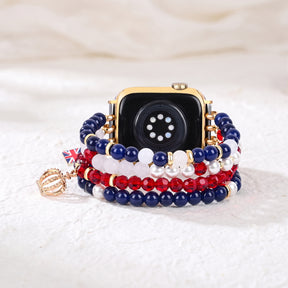Royal Britannia Stretch Apple Watch-bandje