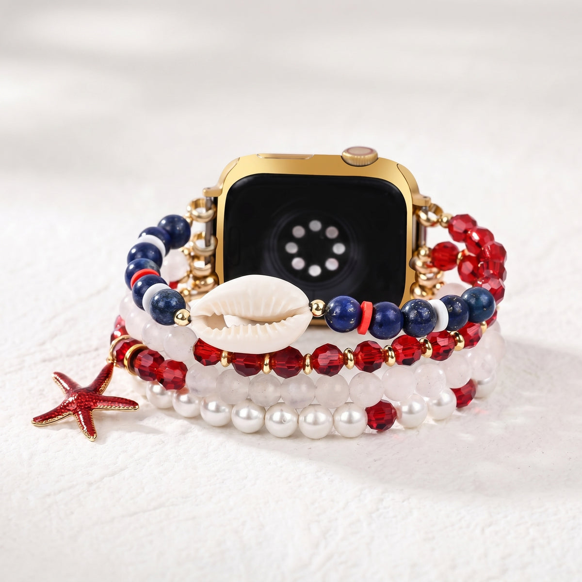 American Dream Stretch Apple Watch-bandje