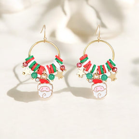 Kerstmans Sterrenbaan Hanger Oorbellen