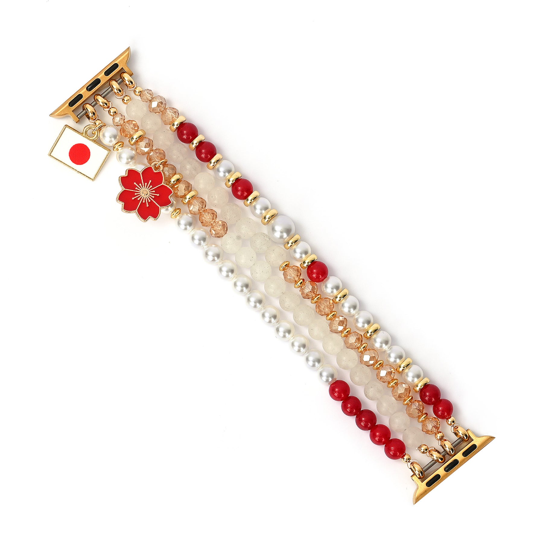 Japan Sakura Bloom Stretch Apple Watch-bandje