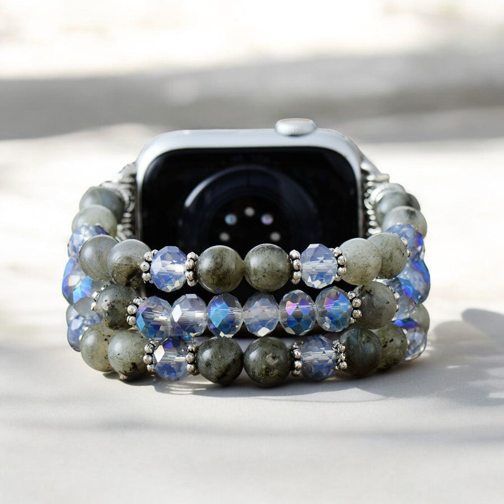 Agate Crystal Stretch Apple Watch-band