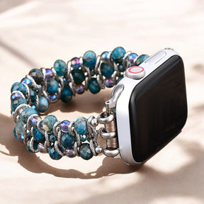 Apatiet Azure Vlecht Apple Watch Band