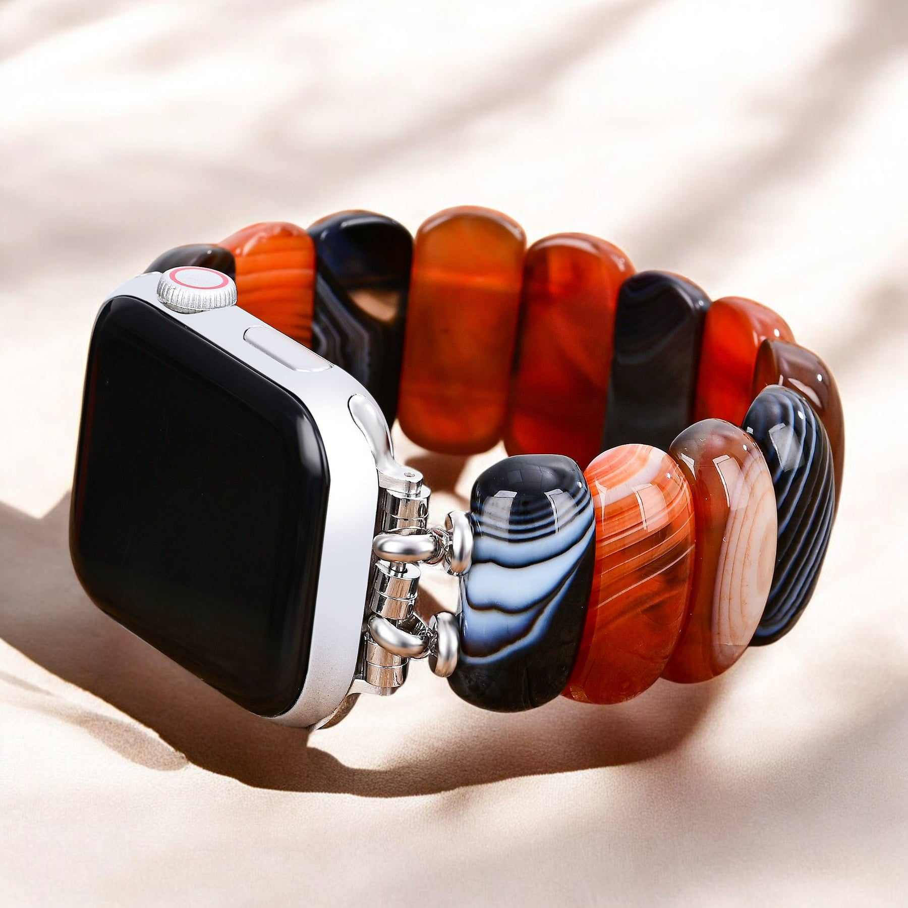 Jade Glimmer stretch Apple Watch -bandje