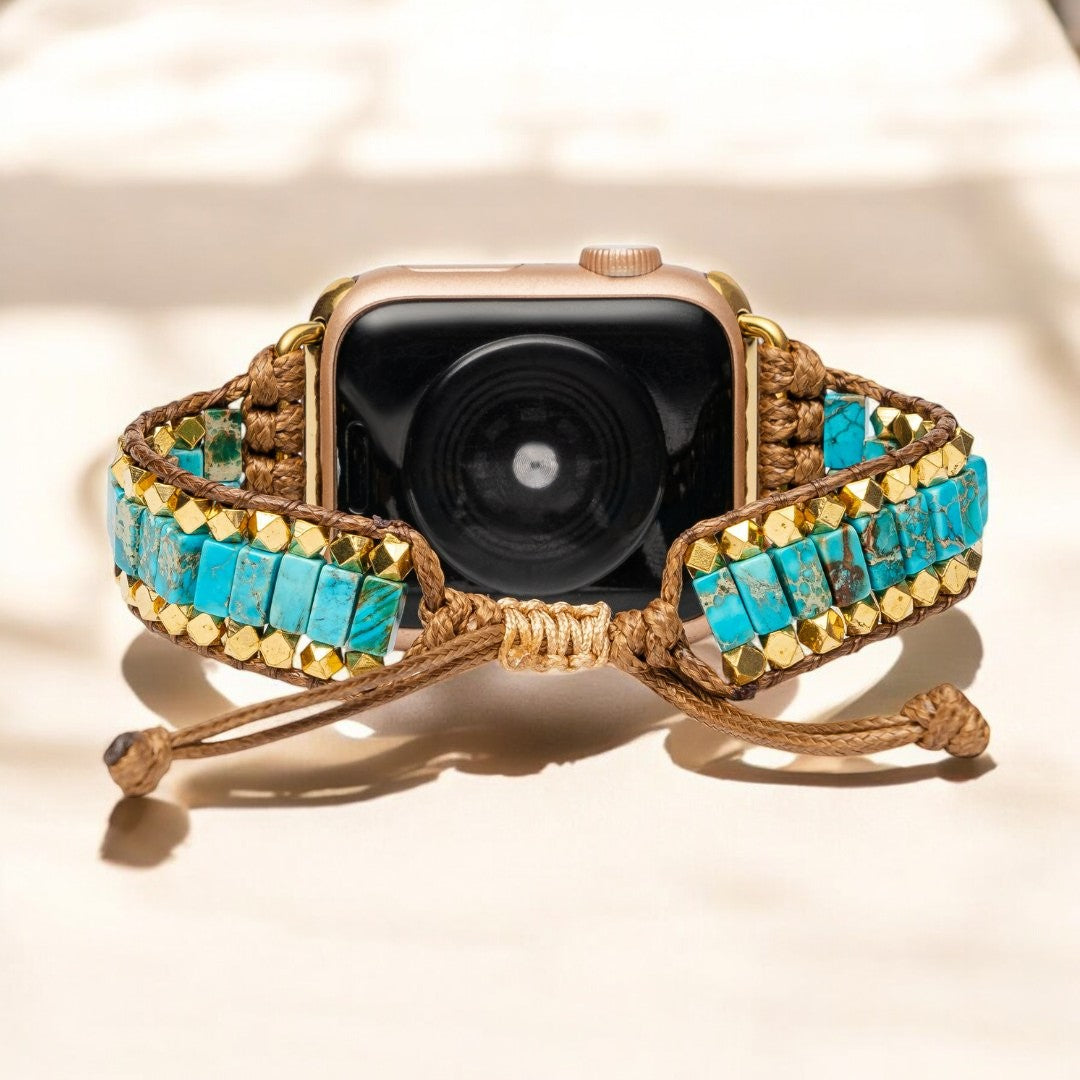 Gedurfde Turquoise Apple Watch Band