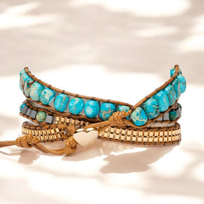 Bonny turquoise Apple Watch -bandje