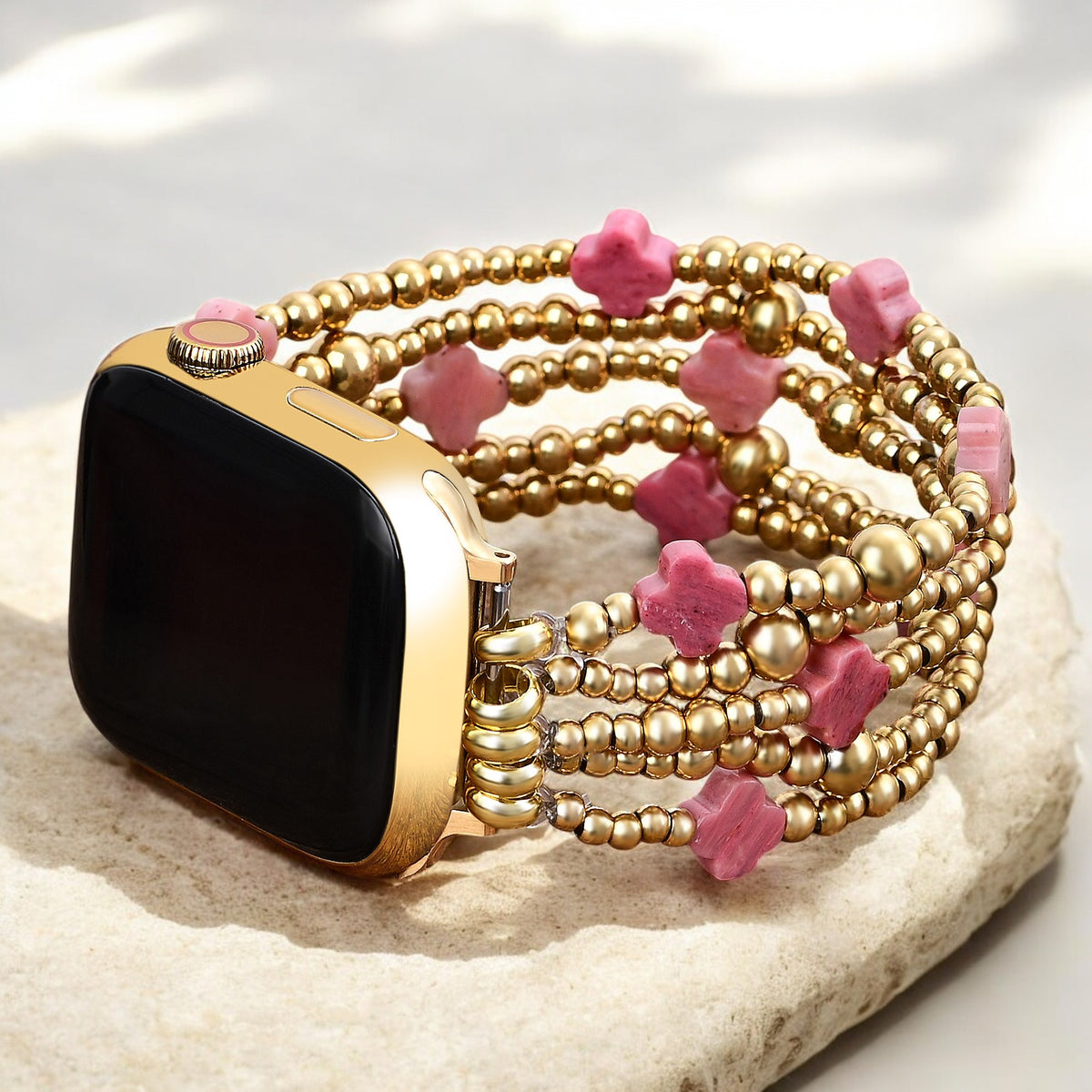 Ruby Aura Cross Stretch Apple Watch-band