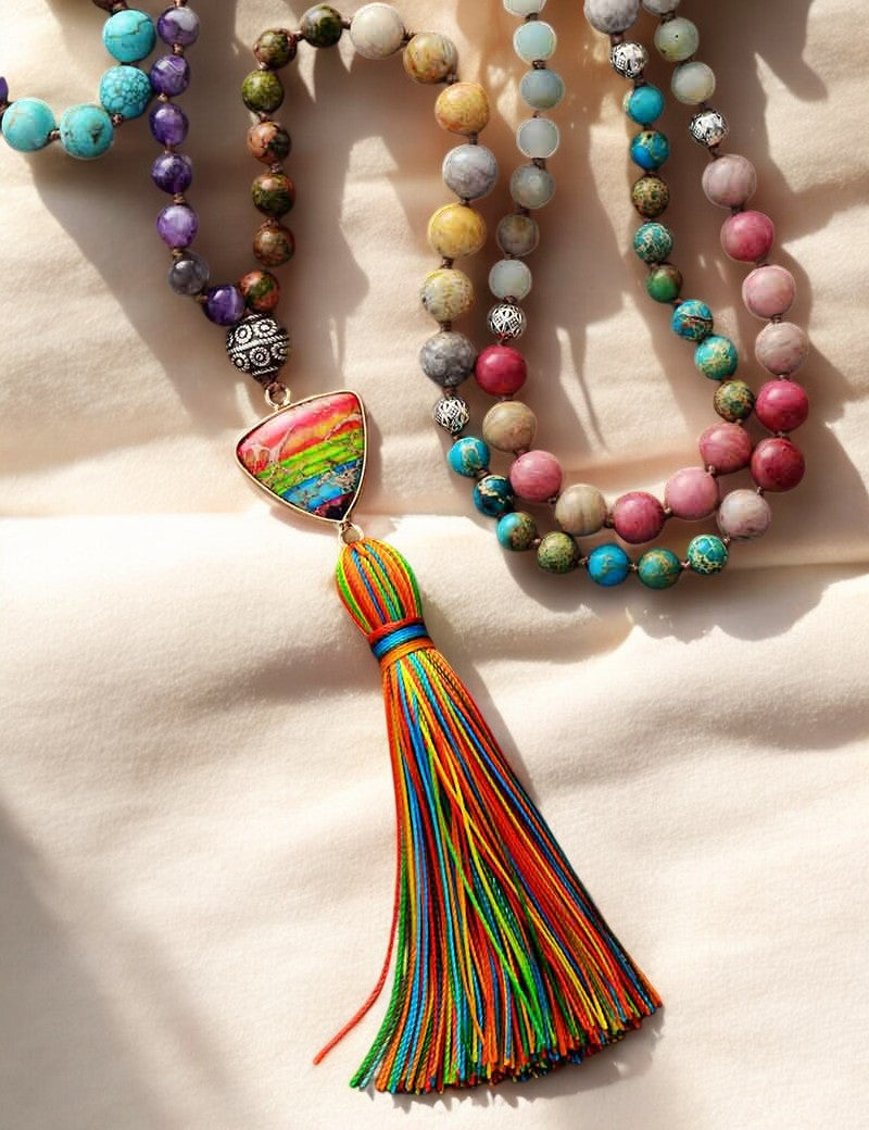 Chakra charme kwast ketting
