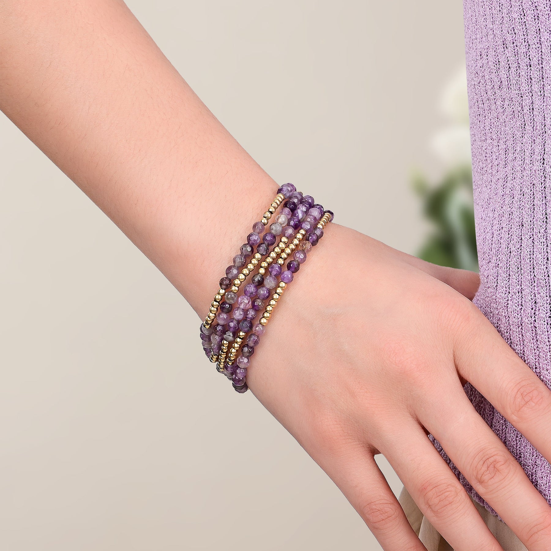 Amazoniet liefde bescherming armband