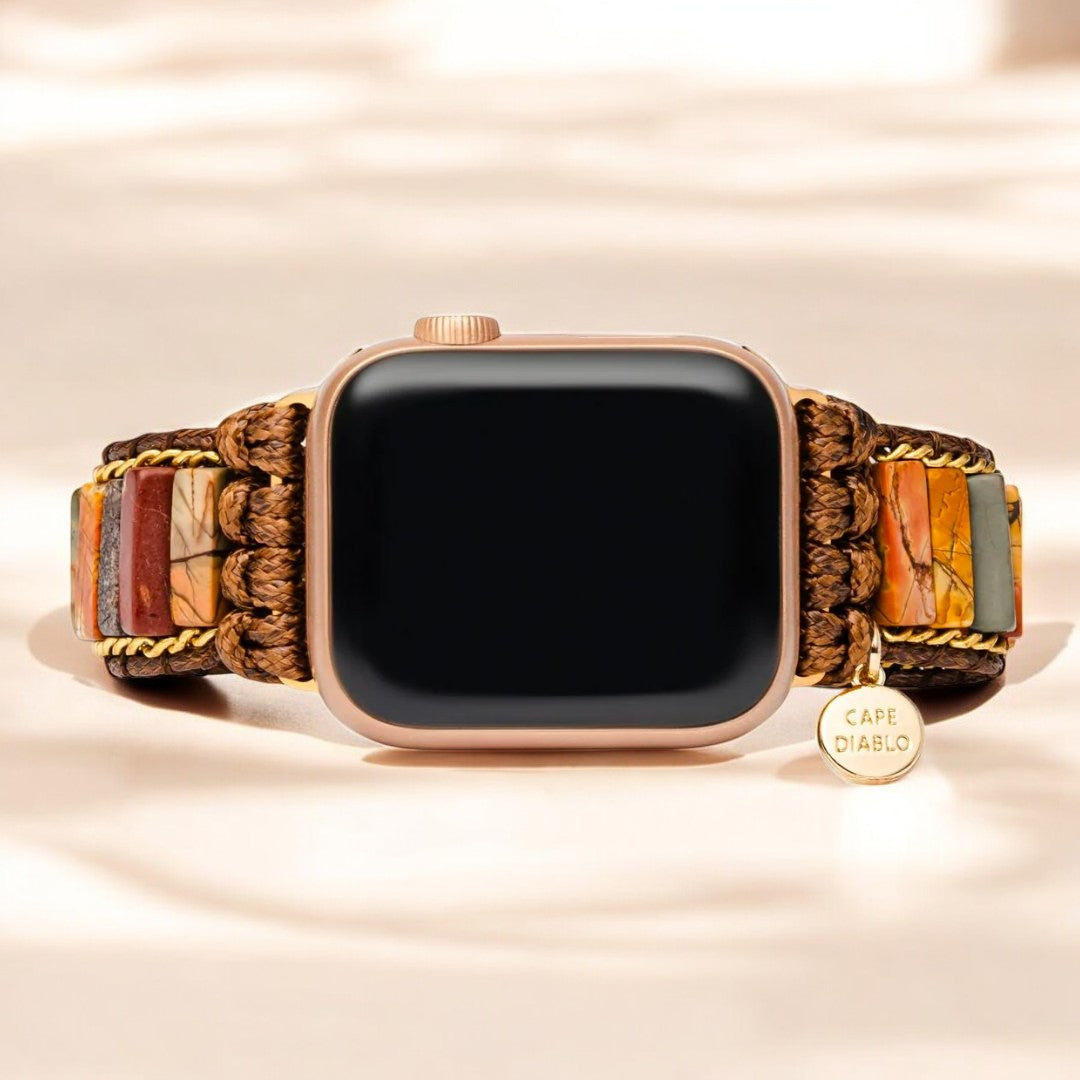 Delicate Picasso Jasper Apple Watch-band