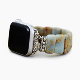 Earth Tibetaanse Jaspis Stretch Apple Watch Band