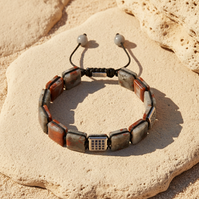 Heren Afrikaanse Bloodstone Armband