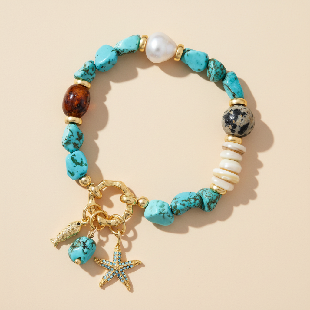 Turquoise Tide Bedelarmband