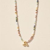 Multicolor bubbelletter ketting