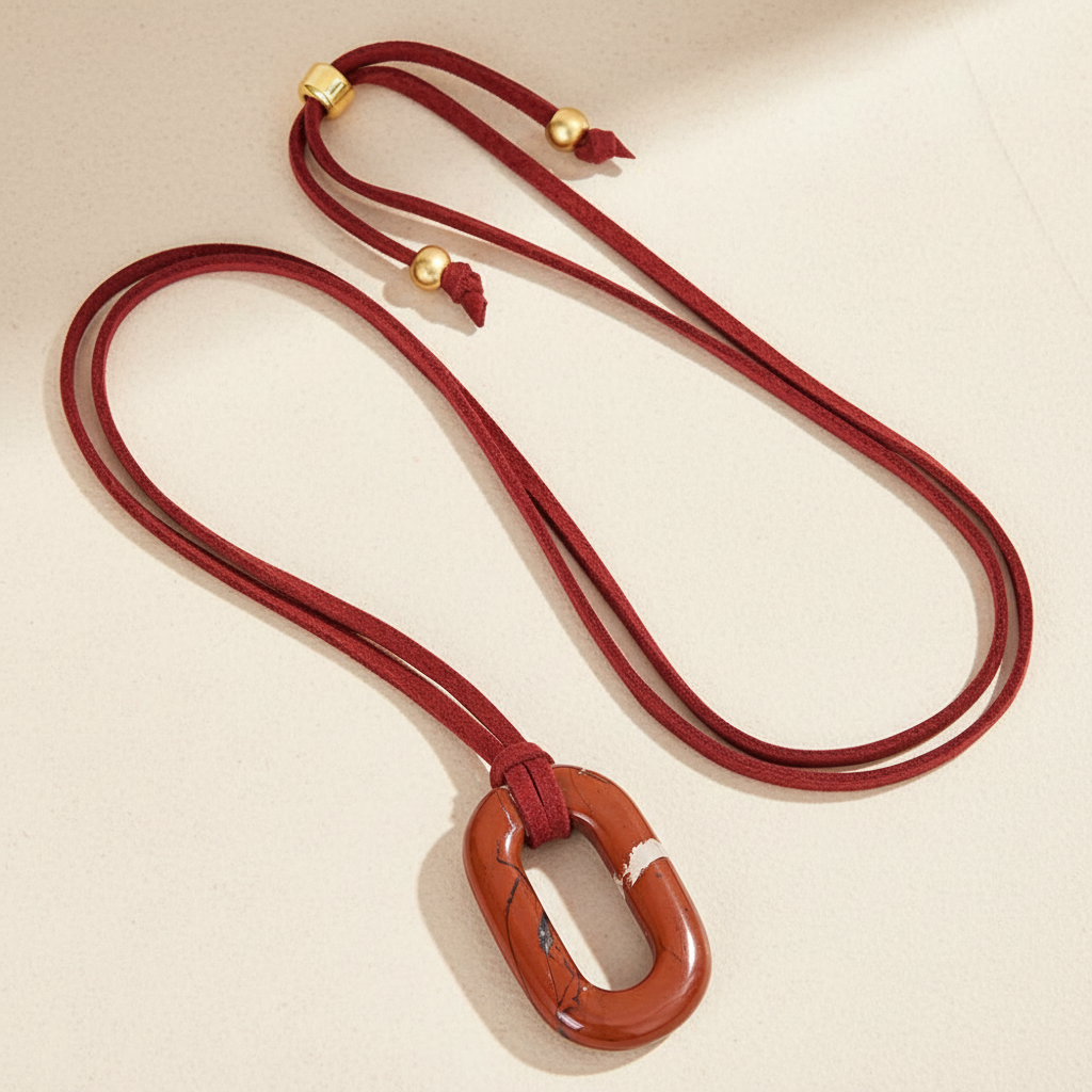 Suède Redstone Sereniteit Ketting