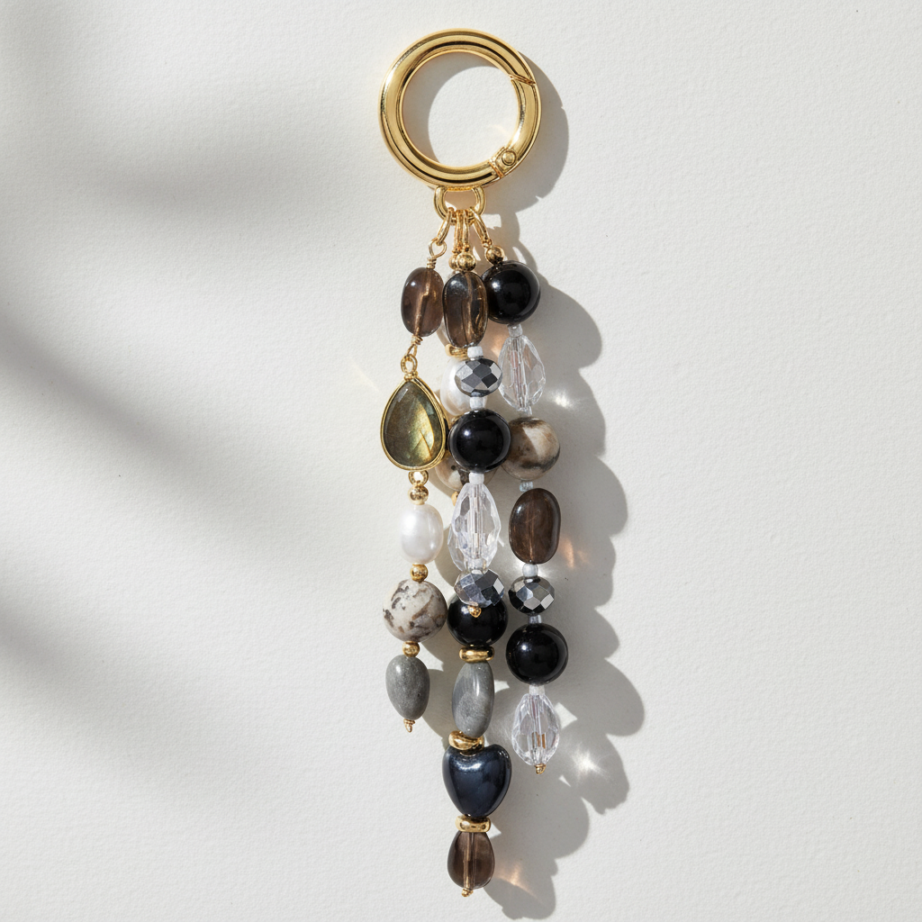 Labradoriet Obsidiaan Harmonie Tasbedel