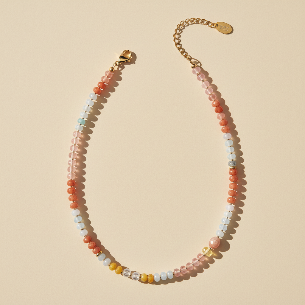 Gouden Ember Ketting