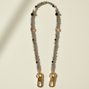 Grijze Agaat Balans Telefoonketting