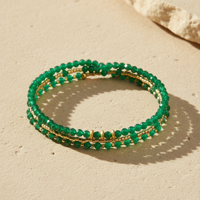 Jade Radiance Multi-Stijl Armband/Ketting