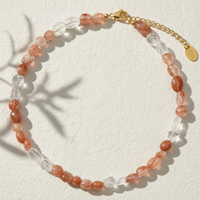Sunstone & Kwarts Harmonie Ketting