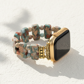 Zen Tibetaanse Stretch Apple Watch Bandje