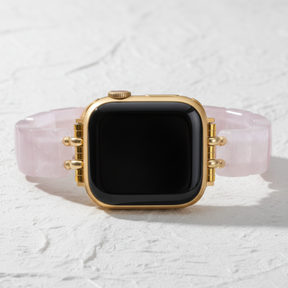 Blush Liefde Kwarts Rekbare Apple Watch Bandje
