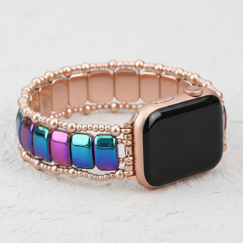 Roze Euforie Rekbare Apple Watch-band