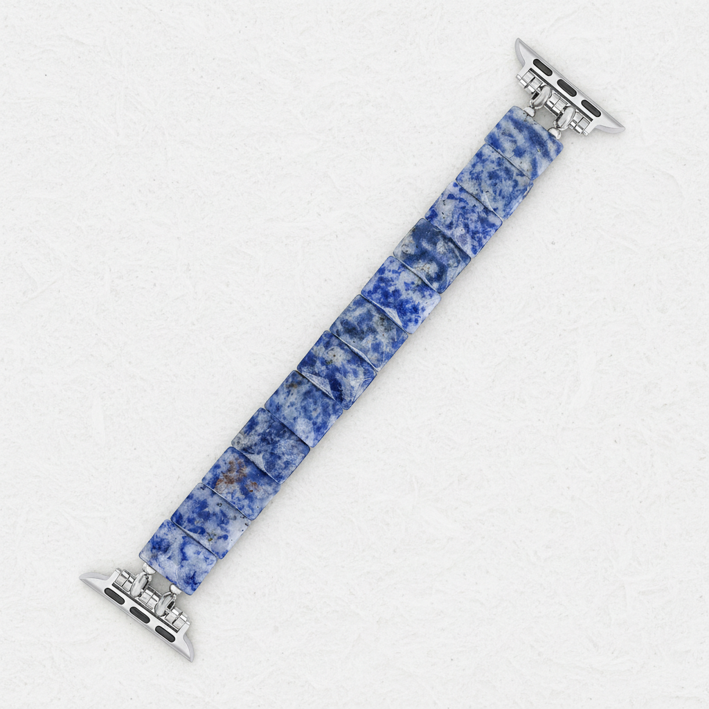 Blauwe Horizon Sodaliet Rekbare Apple Watch Band