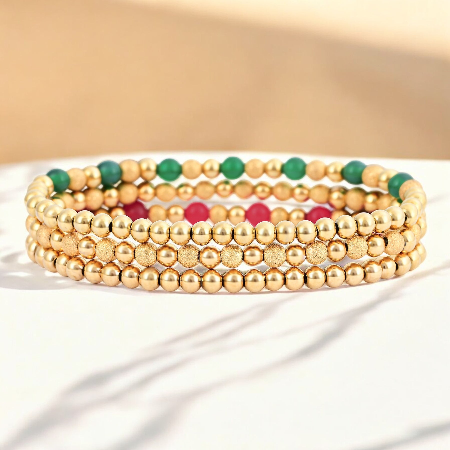 Feestelijke Kerst Elegantie Armband Set