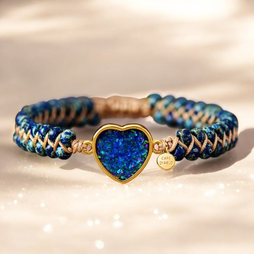 Eeuwige Vriendschap Opalen Hart Armband