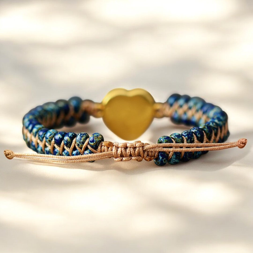 Eeuwige vriendschap opaal hart armband