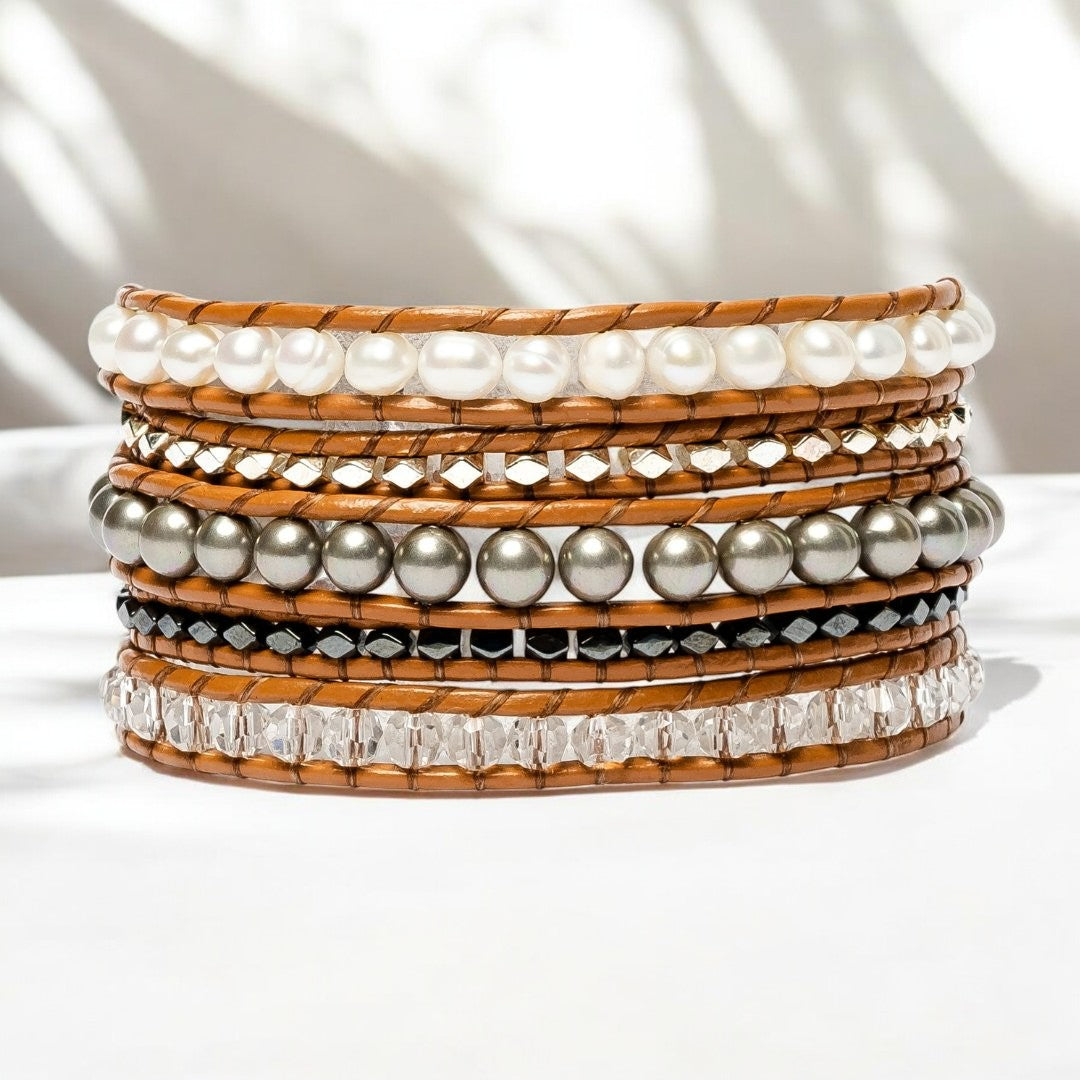 Uitzonderlijke Hematiet Wikkelarmband