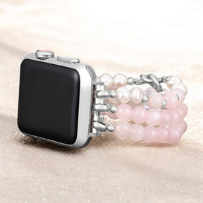 Boss Mom Rose Quartz Stretch Apple Watch Band