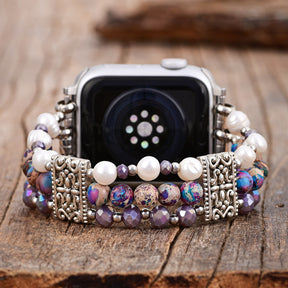 Artisanale Jasper Oasis Stretch Apple Watch Band