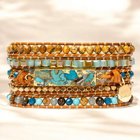 Gouden Oceaan Turquoise Wikkel