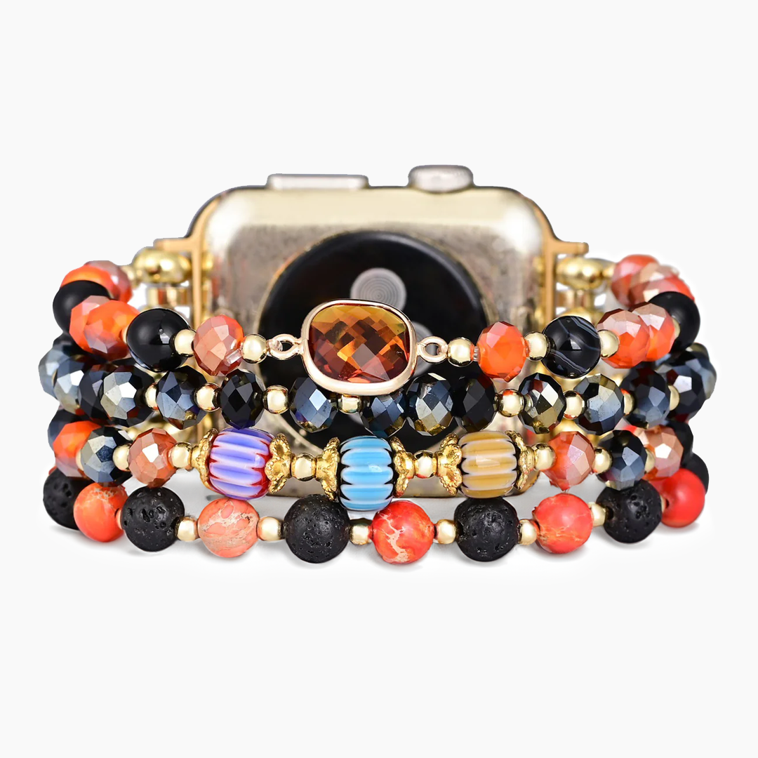 Spookachtige Elegantie Stretch Apple Watch Bandje