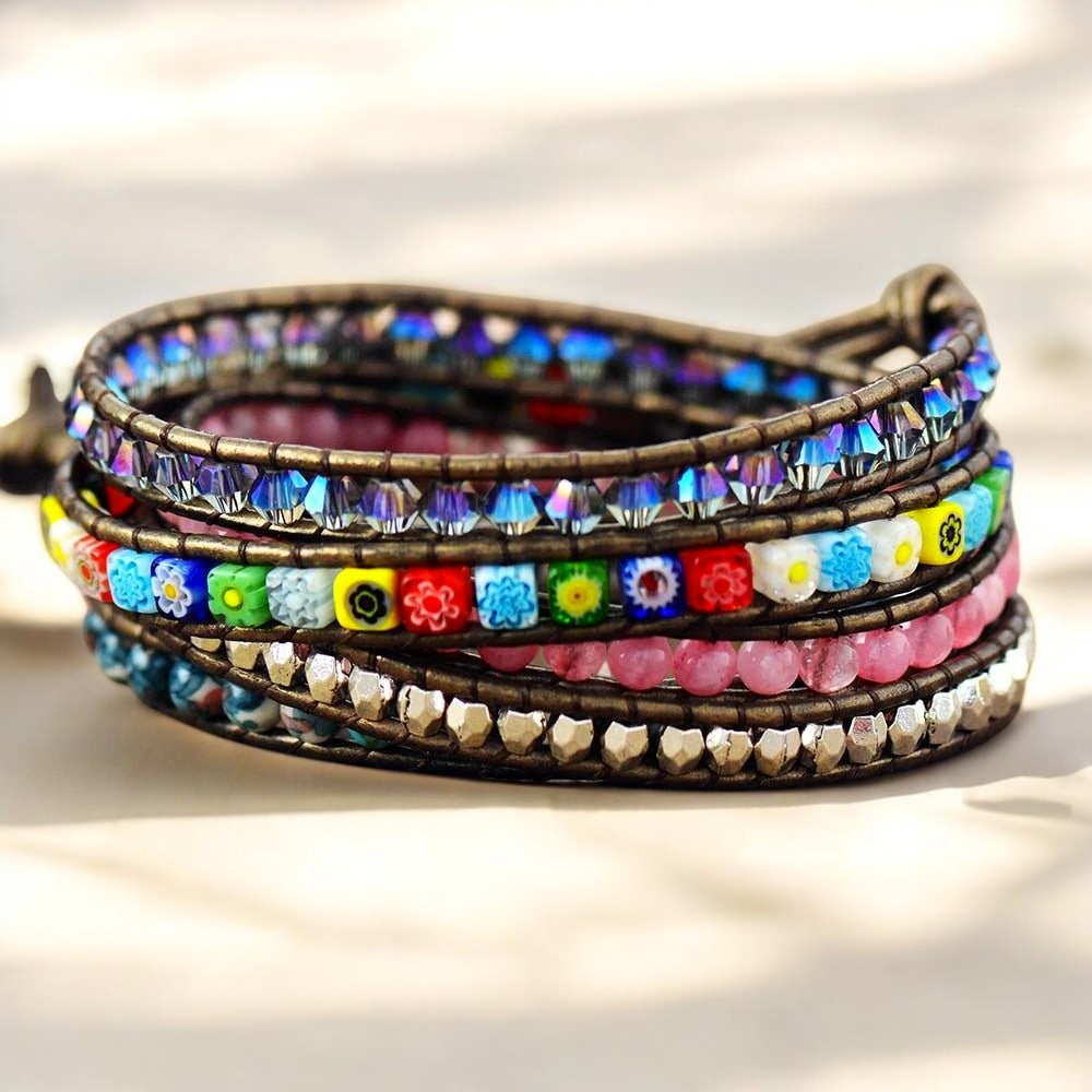 Healing Flower Beschermende Wikkelarmband