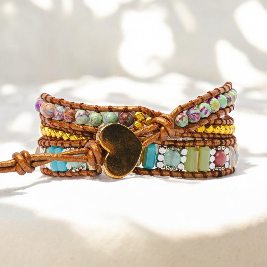 Genezende Rhodochrosiet Wikkelarmband