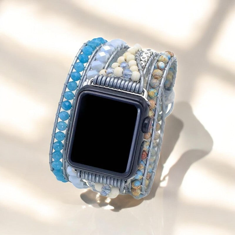 Healing Topaz Apple Watch-bandje