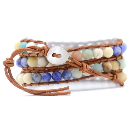 Amazoniet liefde bescherming armband