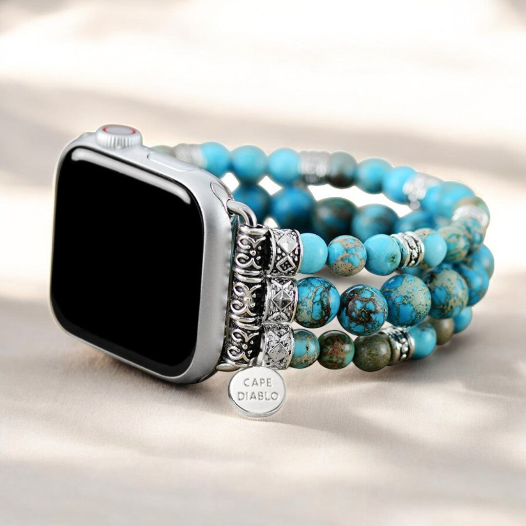 Imperial Jasper Stretch Apple Watch-band